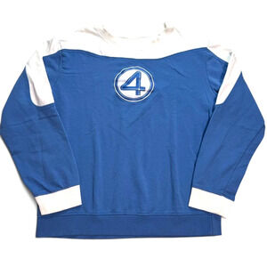 Marvel Fantastic Four First Steps Crewneck Sweatshirt Blue White Men’s Medium